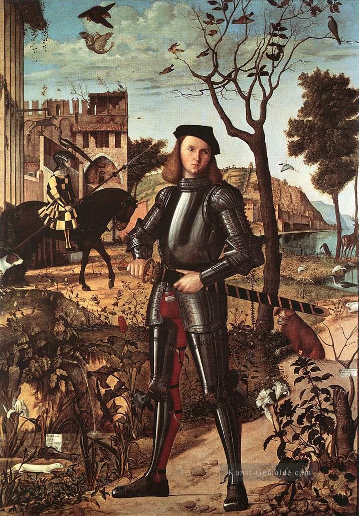 Porträt eines Ritter Vittore Carpaccio Ölgemälde